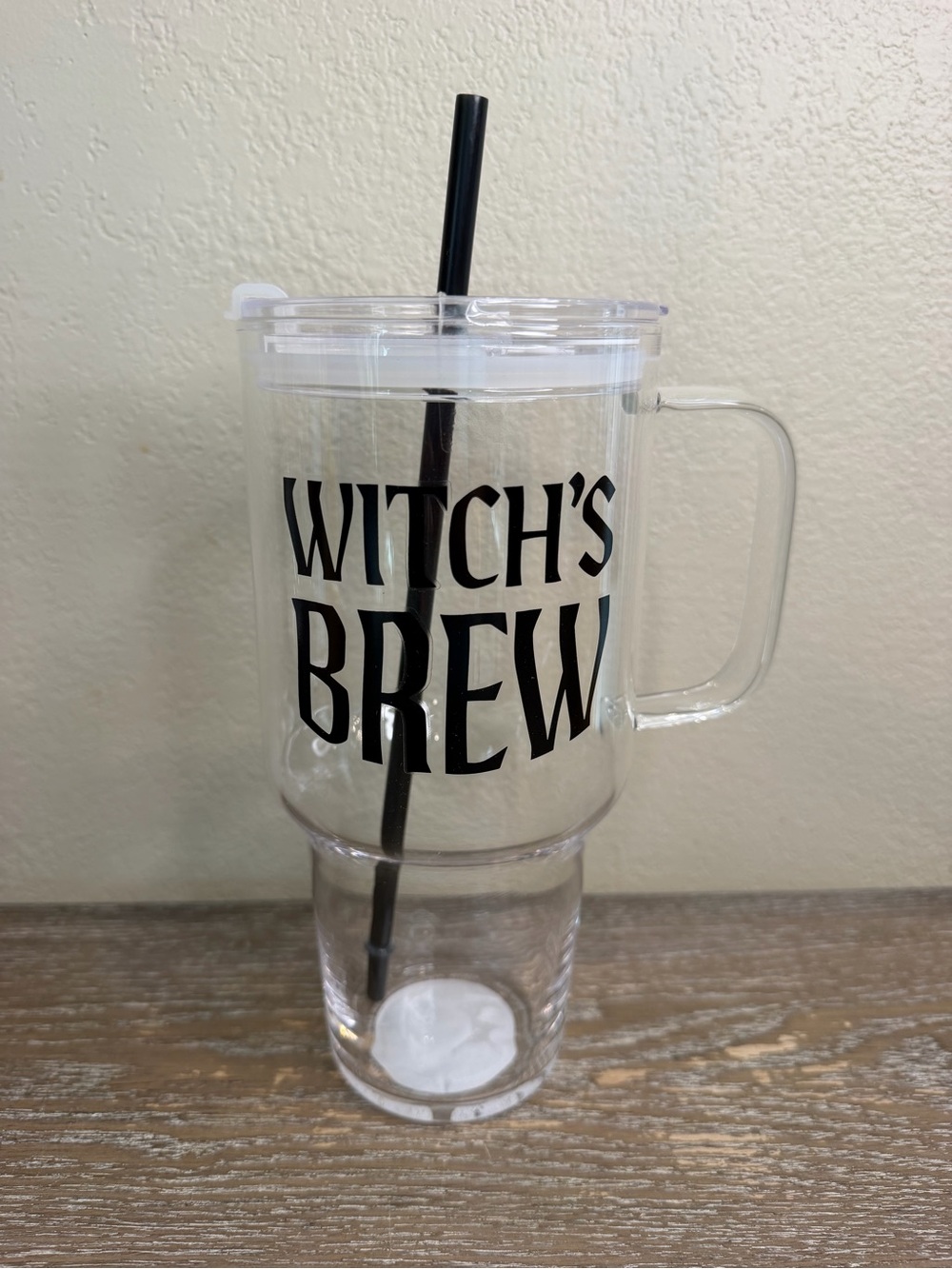 Target Bullseye's Playground 32oz Clear Glass Tumbler “Witches Brew”